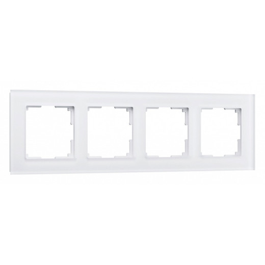 Рамка на 4 поста Werkel Favorit (белый матовый) W0041105