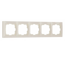 Рамка на 5 постов Werkel Snabb Basic (слоновая кость) W0052003