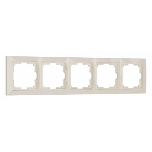 Рамка на 5 постов Werkel Snabb Basic (слоновая кость) W0052003