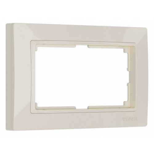 Рамка для двойной розетки Werkel Snabb Basic (слоновая кость) W0082003