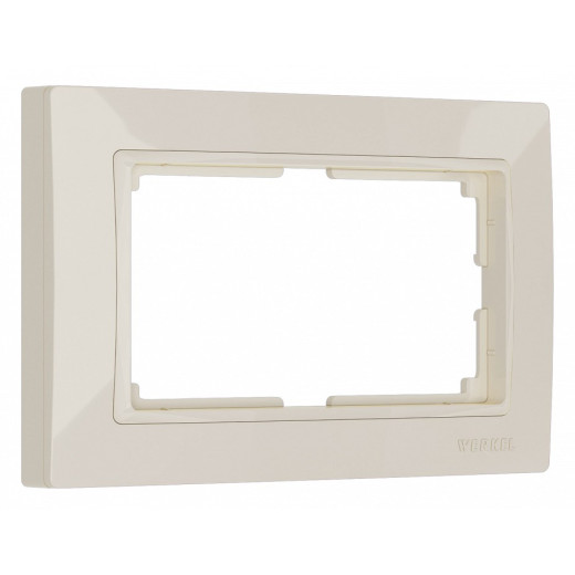 Рамка для двойной розетки Werkel Snabb Basic (слоновая кость) W0082003