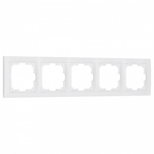 Рамка на 5 постов Werkel Snabb basic (белый) W0052001