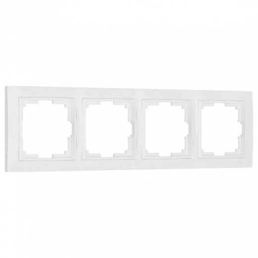 Рамка на 4 поста Werkel Snabb basic (белый) W0042001