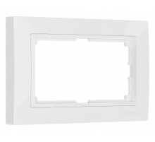 Рамка для двойной розетки Werkel Snabb basic (белый) W0082001