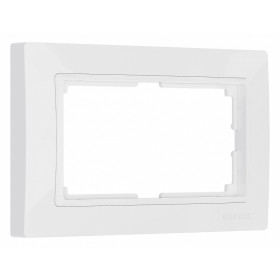 Рамка для двойной розетки Werkel Snabb basic (белый) W0082001