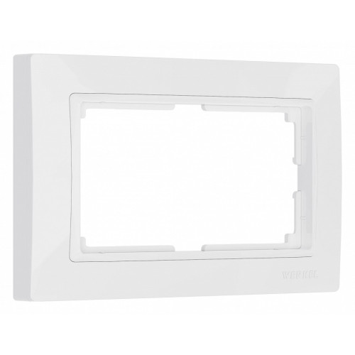 Рамка для двойной розетки Werkel Snabb basic (белый) W0082001