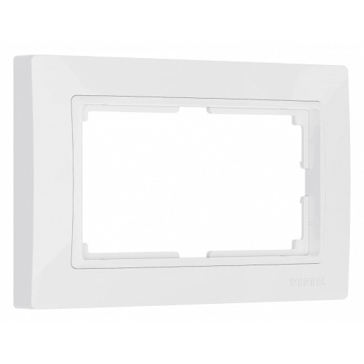 Рамка для двойной розетки Werkel Snabb basic (белый) W0082001