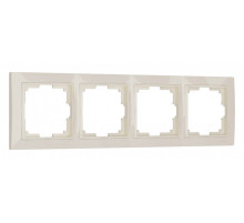 Рамка на 4 поста Werkel Snabb Basic (слоновая кость) W0042003