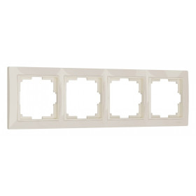 Рамка на 4 поста Werkel Snabb Basic (слоновая кость) W0042003