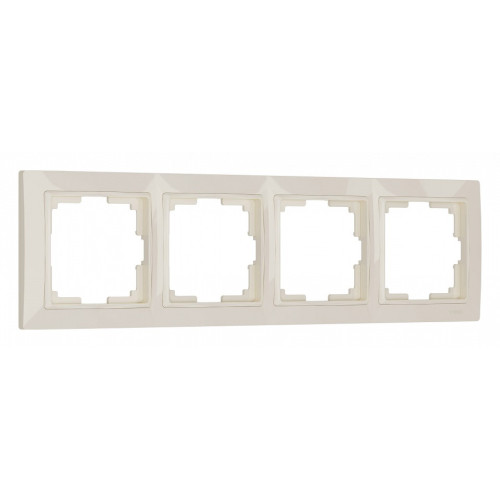 Рамка на 4 поста Werkel Snabb Basic (слоновая кость) W0042003