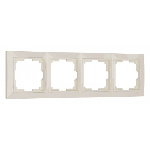 Рамка на 4 поста Werkel Snabb Basic (слоновая кость) W0042003