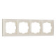 Рамка на 4 поста Werkel Snabb Basic (слоновая кость) W0042003