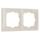 Рамка на 2 поста Werkel Snabb Basic (слоновая кость) W0022003