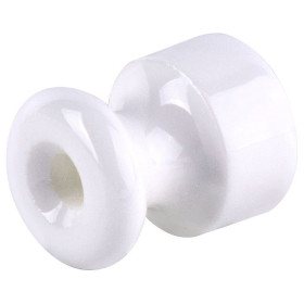 Изолятор керамический Werkel Ретро (белый) W6431301