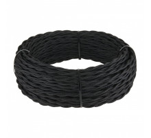 Провод электропитания Werkel Ретро 3х1,5 (черный) W6453208