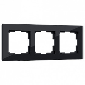 Рамка на 3 поста Werkel Favorit (черный) W0031108