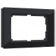 Рамка на 2 поста Werkel Favorit (черный) W0081108
