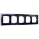 Рамка на 5 постов Werkel Diamant (черный) W0051208