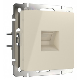 Розетка Ethernet RJ-45 без рамки Werkel слоновая кость W1181003