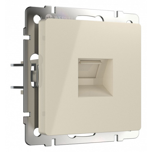 Розетка Ethernet RJ-45 без рамки Werkel слоновая кость W1181003