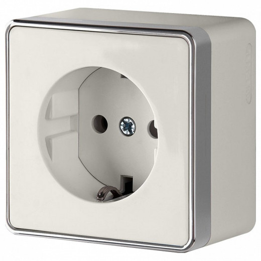 Розетка с заземлением Werkel Gallant (слоновая кость) W5071003