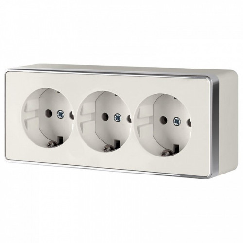 Розетка с заземлением Werkel Gallant (слоновая кость) W5073103