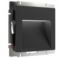 Заглушка для поста с подсветкой, без рамки Werkel черный W1154208