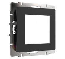 Заглушка для поста с подсветкой, без рамки Werkel черный W1154308