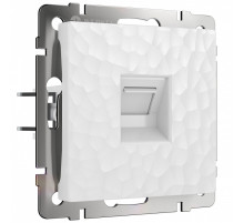 Розетка Ethernet RJ-45 без рамки Werkel Hammer белый W1281001