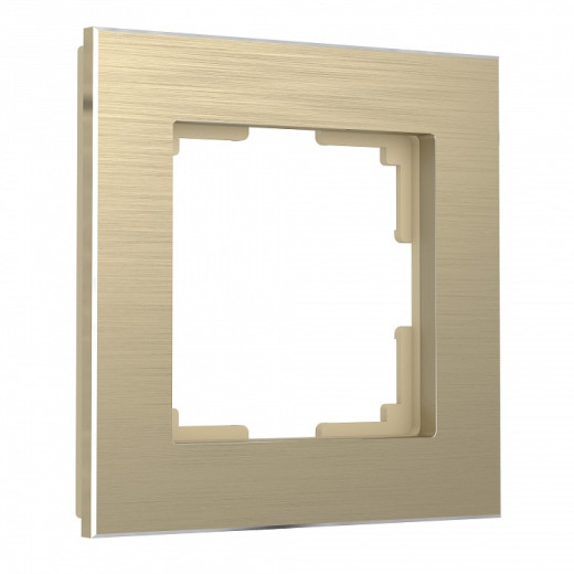 Рамка на 1 пост Werkel Aluminium (шампань) W0011711