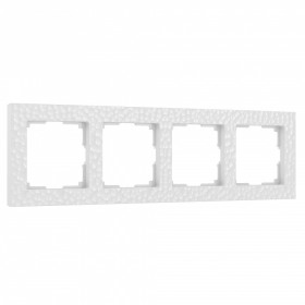 Рамка на 4 поста Werkel Hammer белый W0042401