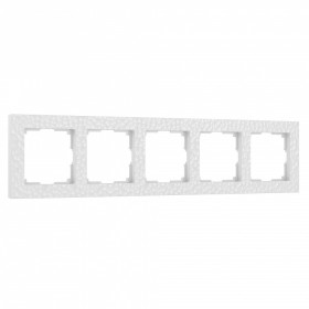 Рамка на 5 постов Werkel Hammer белый W0052401