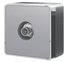 ТВ-розетка оконечная Werkel Gallant (серебряный) W5083006