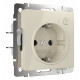 Розетка с заземлением и со шторками, без рамки с Wi-Fi Werkel слоновая кость W1171603