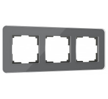 Рамка на 3 поста Werkel Elite (графит, стекло) W0032440
