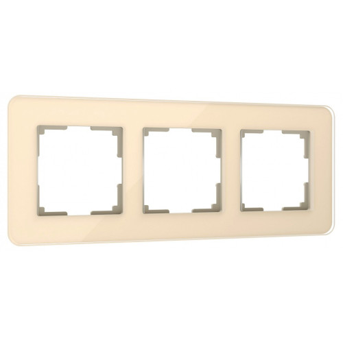 Рамка на 3 поста Werkel Elite (айвори, стекло) W0032443