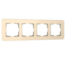 Рамка на 4 поста Werkel Elite (айвори, стекло) W0042443