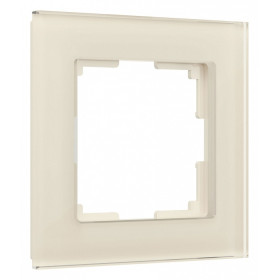 Рамка на 1 пост Werkel Favorit (молочный, стекло) W0011141