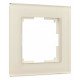 Рамка на 1 пост Werkel Favorit (молочный, стекло) W0011141