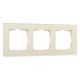 Рамка на 3 поста Werkel Favorit (молочный, стекло) W0031141