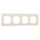 Рамка на 4 поста Werkel Favorit (молочный, стекло) W0041141