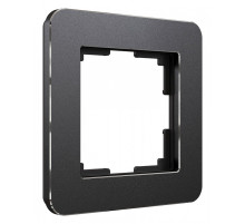 Рамка на 1 пост Werkel Platinum (черный алюминий) W0012608