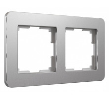 Рамка на 2 поста Werkel Platinum (алюминий) W0022606