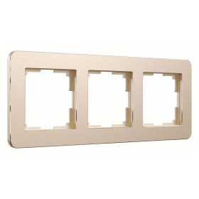 Рамка на 3 поста Werkel Platinum (шампань) W0032611