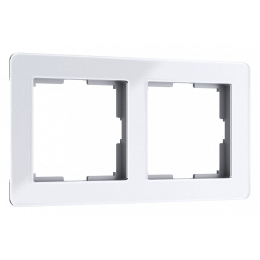 Рамка на 2 поста Werkel Acrylic (белый) W0022701
