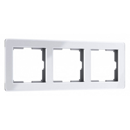 Рамка на 3 поста Werkel Acrylic (белый) W0032701