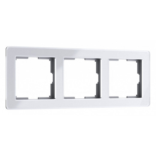 Рамка на 3 поста Werkel Acrylic (белый) W0032701