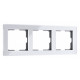 Рамка на 3 поста Werkel Acrylic (белый) W0032701
