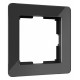 Рамка на 1 пост Werkel Acrylic (черный) W0012708
