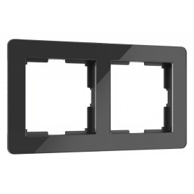 Рамка на 2 поста Werkel Acrylic (черный) W0022708